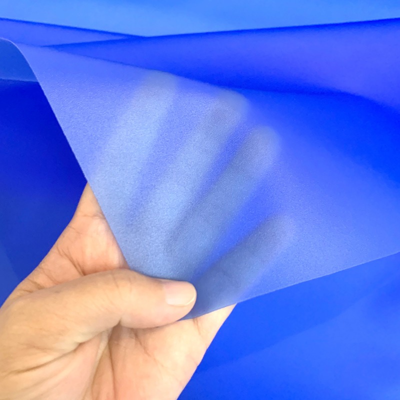 ฟิล์ม TPU สีน้ำเงินผิวด้าน