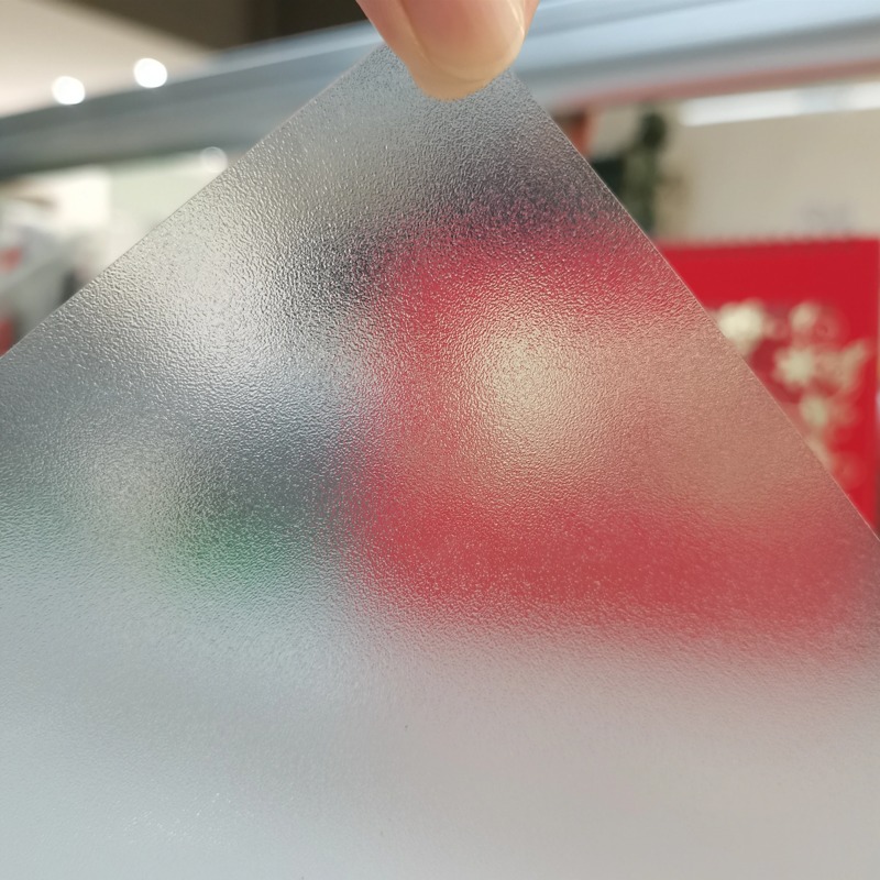 ฟิล์ม TPU แบบใสหนา 0.5 มม. พร้อมพื้นผิวแบบด้านหนึ่งด้าน (Single-side frosted)